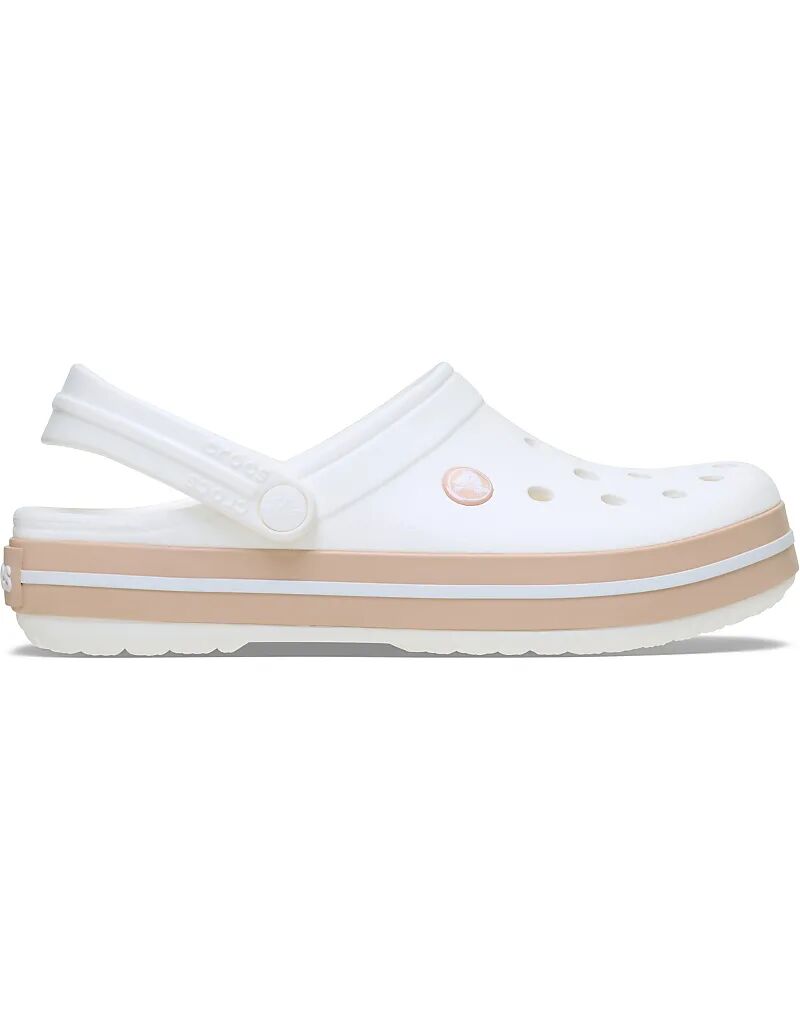 Сабо Crocs Crocband белого цвета