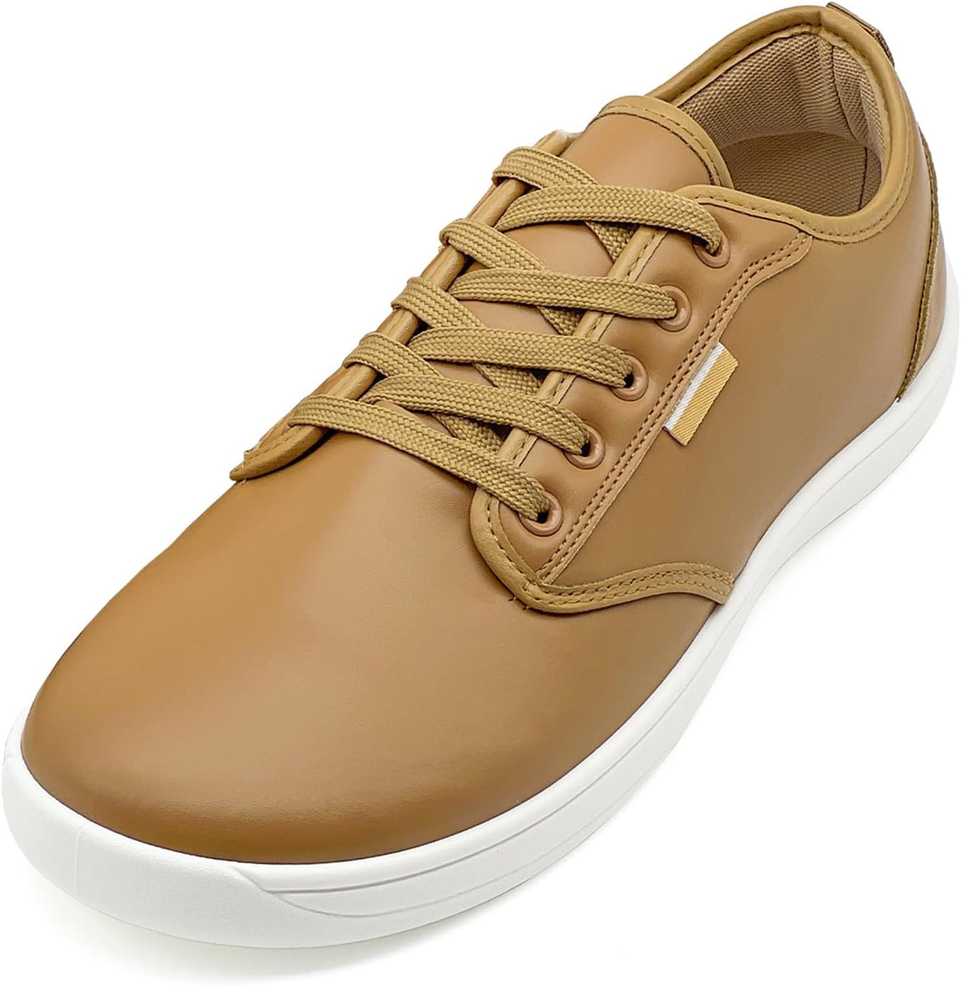 

Женские и мужские кроссовки с широкой пяткой, прогулочные кроссовки с нулевым перепадом для мужчин, минималистичные повседневные туфли Yidyejk, светло-коричневый