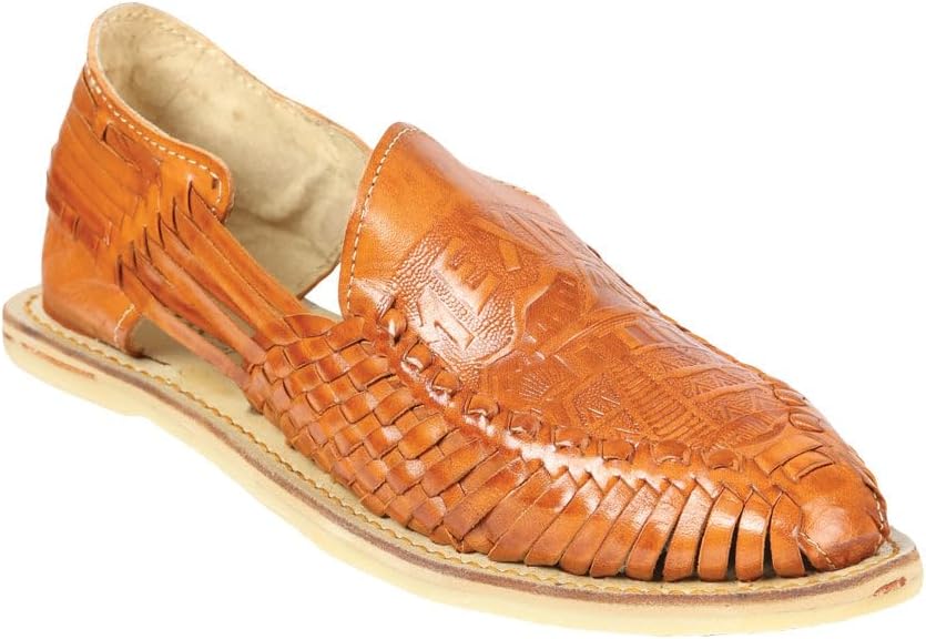 

Мексиканские ремесленные сандалии из кожи, загар Generic, Tan