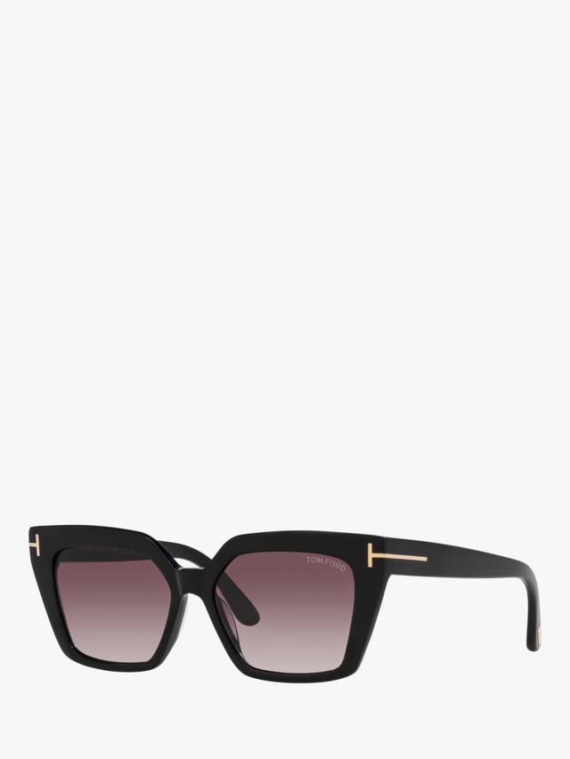 

TR001637 женские прямоугольные солнцезащитные очки TOM FORD, Shiny Black