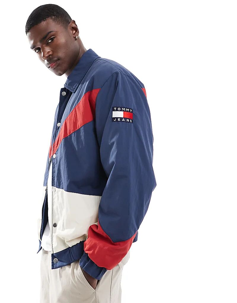 

Куртка тренера Game Day в цветных блоках темно-синего цвета Tommy Jeans