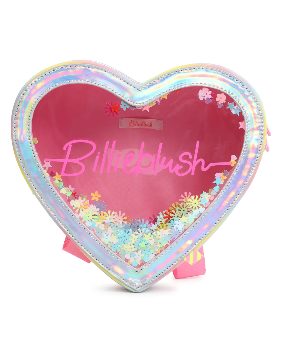 

Рюкзак для девочки в форме сердца с застежкой-молнией Billieblush, белый