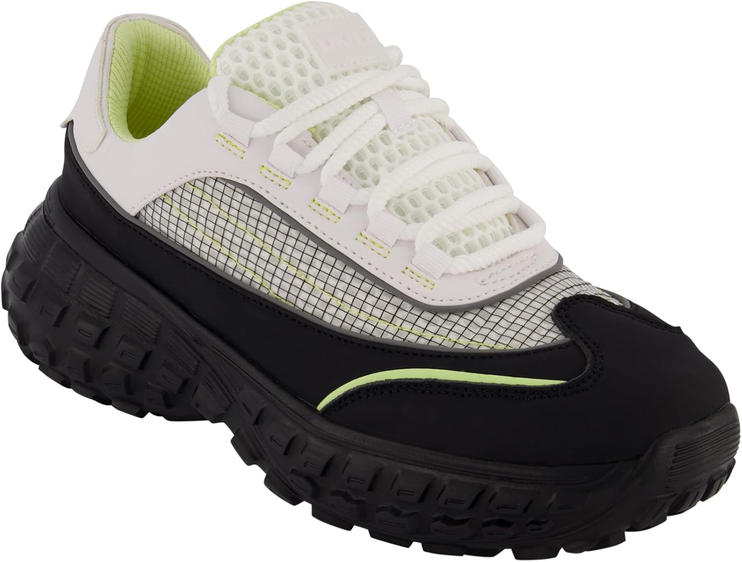 

Мужские кроссовки DKNY с резиновой подошвой, круглым носком и шнуровкой, белый