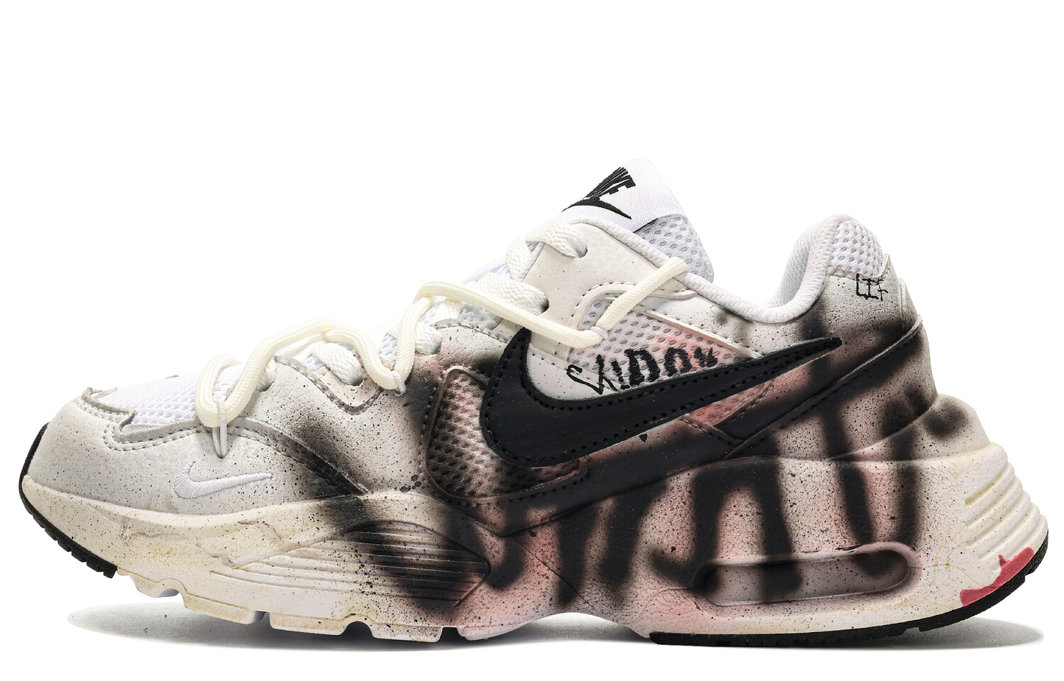 

Кроссовки Nike Air Max Fusion Skateboarding Shoes Men Mid-top White/pink, розовый