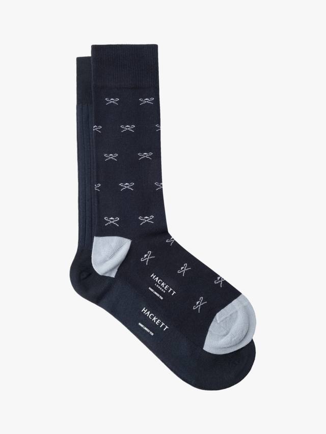 

Носки из хлопковой смеси Hackett London, Pack of 2, Ink Blue/Multi