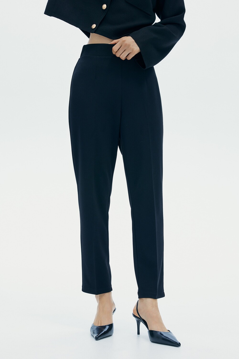 

Туфли-Лодочки с ремешком на пятке H&M, черный