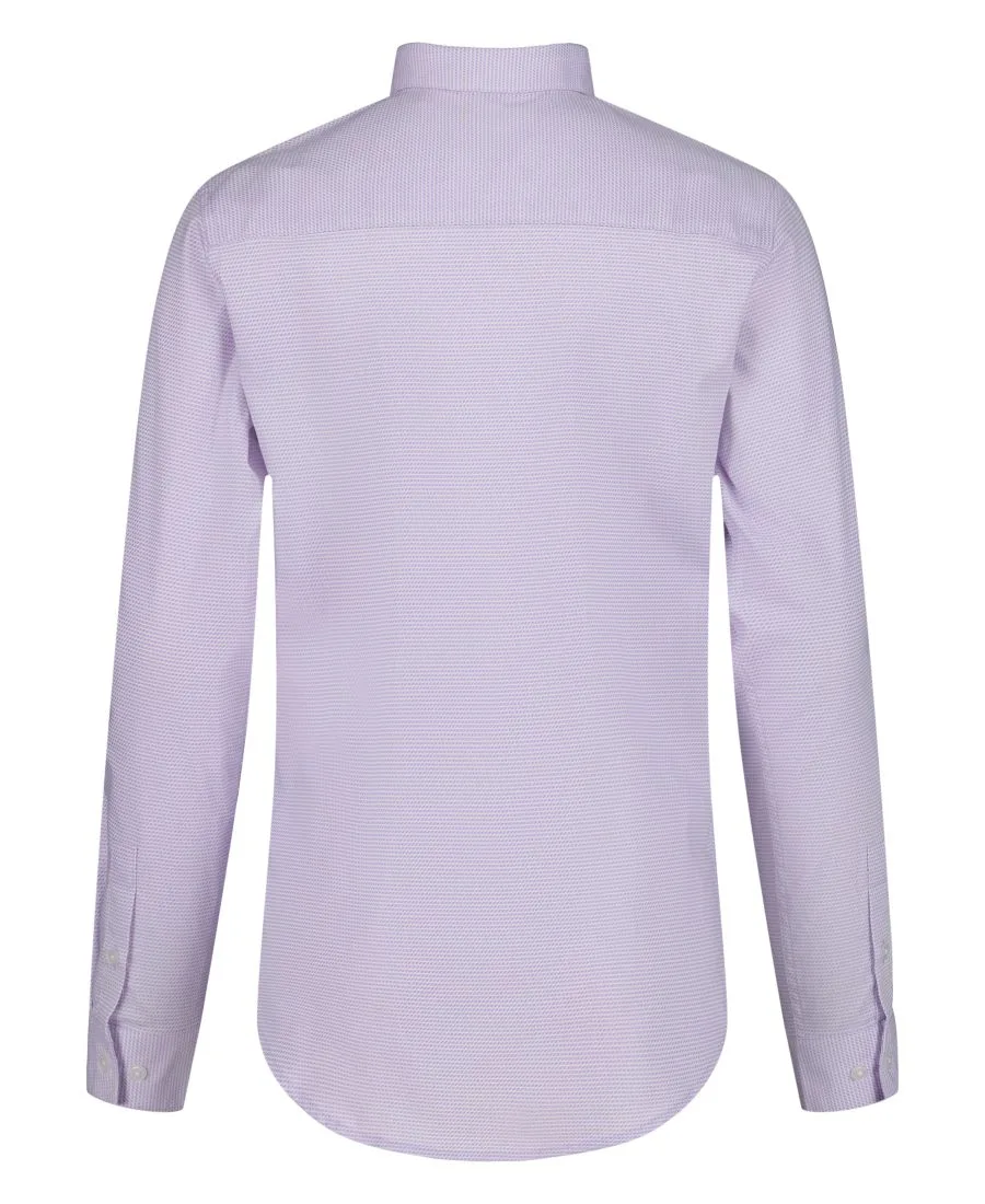 Текстурированная рубашка для мальчиков 8-20 лет Calvin Klein, Violet Opal — фото 2
