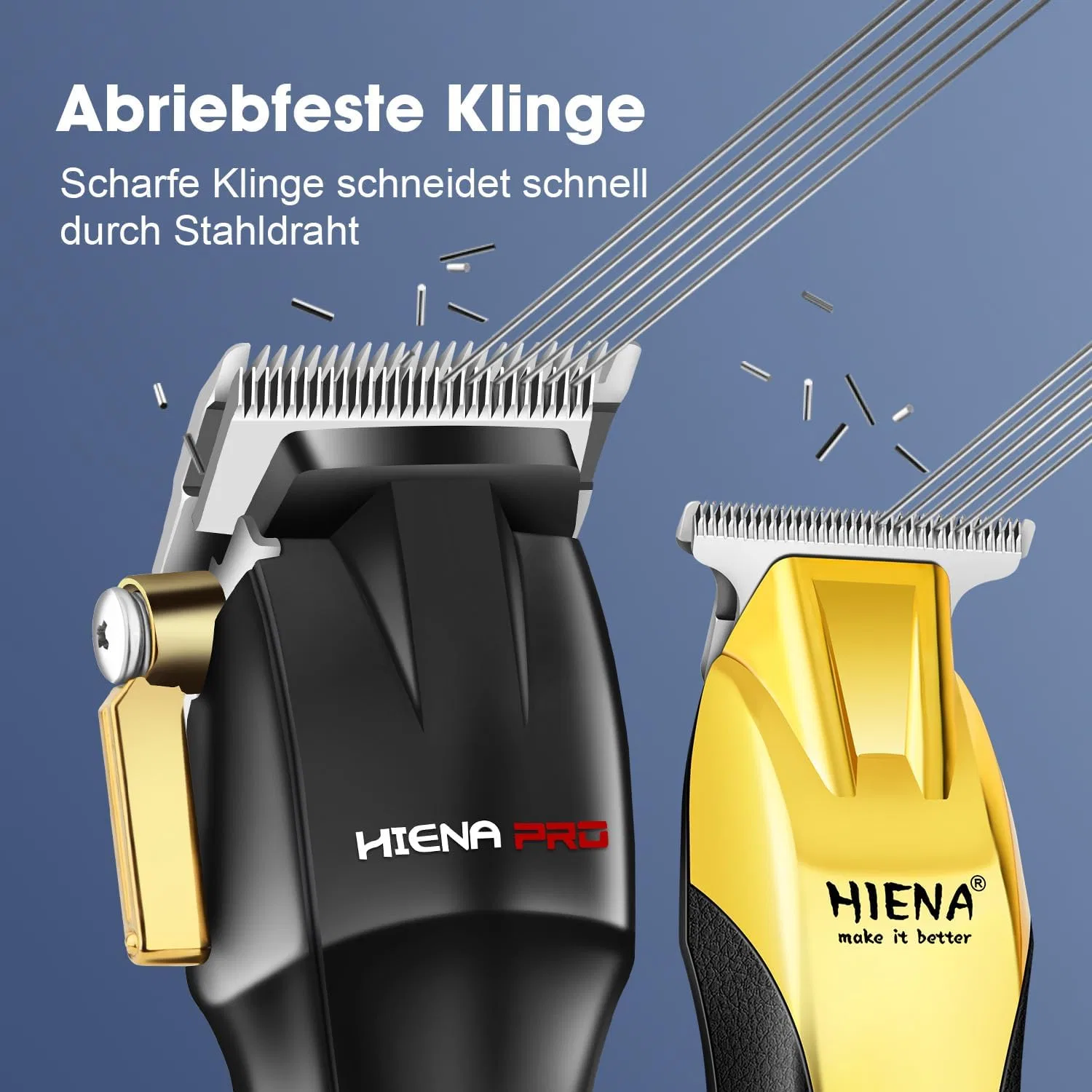 Набор профессиональных триммеров HIENA PRO, черно-золотой Hiena Pro — фото 2