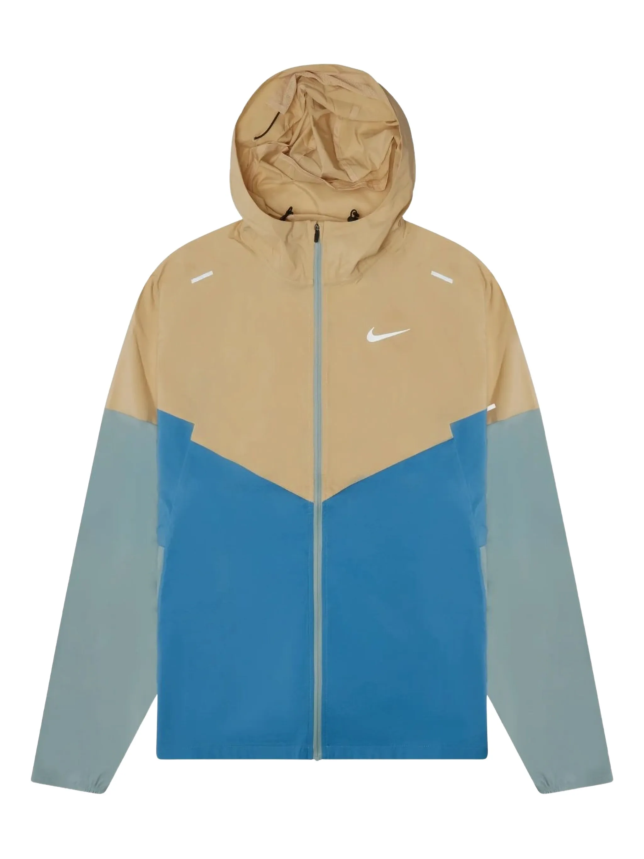 

Куртка Repel Packable Windrunner на молнии Nike, бежевый