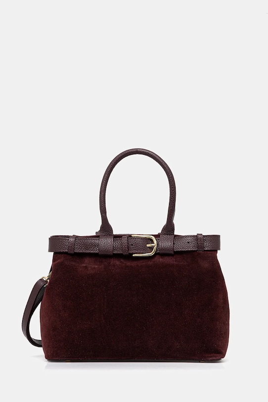 

Замшевая сумка Answear.LAB, бордовый