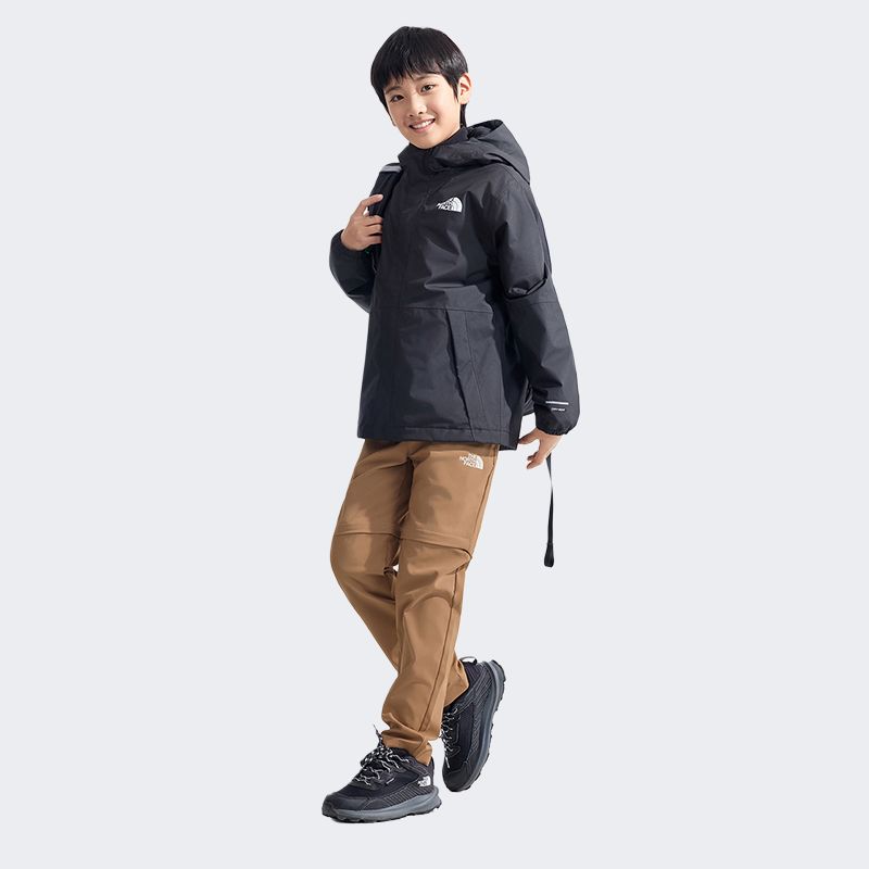 THE NORTH FACE Детские вязаные спортивные штаны для детей 3-7 лет SS25 Latte Brown — фото 4