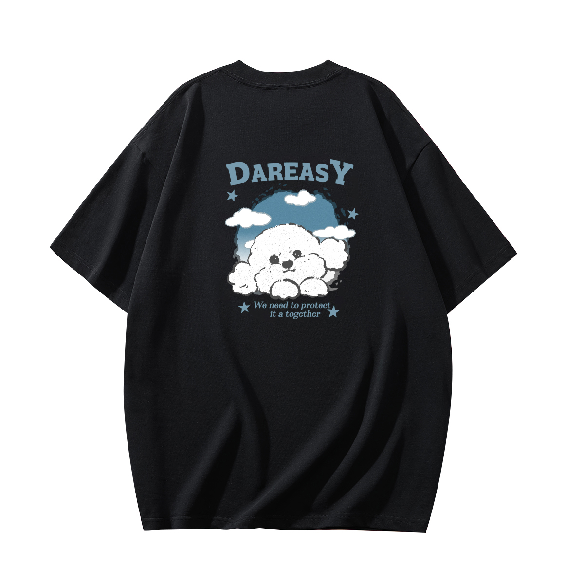 

Футболка унисекс DAREASY, темно-синий