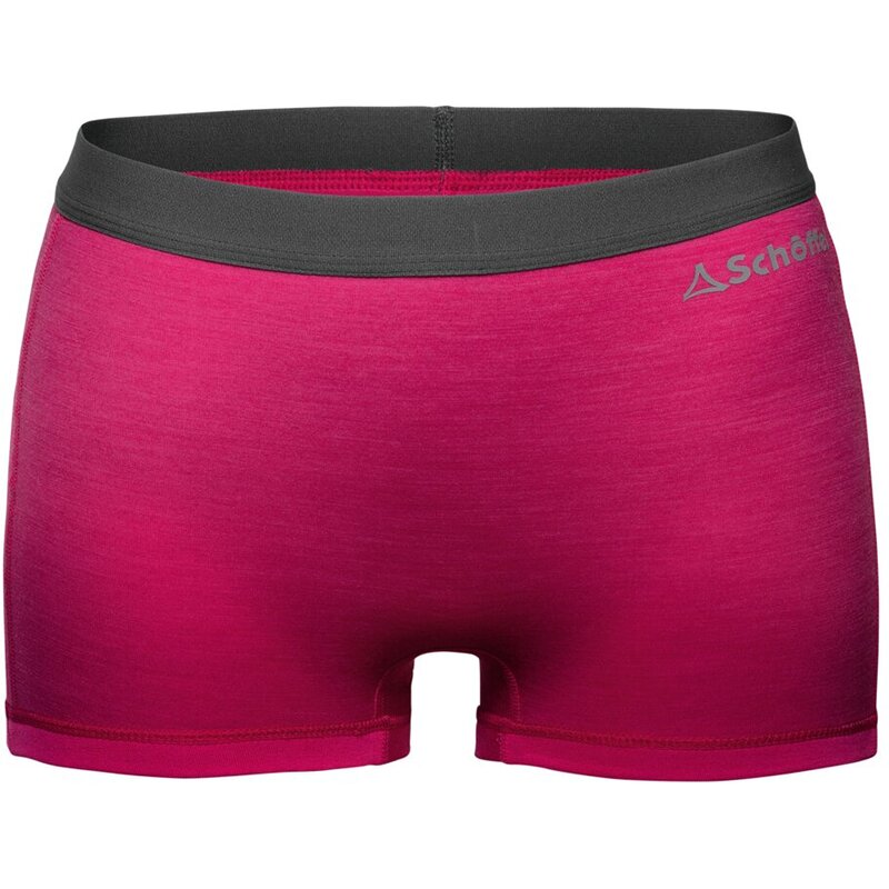 

Нижнее белье, трусы, мериносовые спортивные боксеры, шорты Schöffel, цвет raspberry sorbet