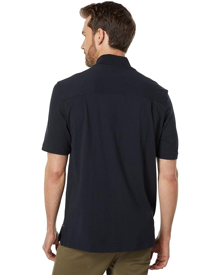 

Рубашка Good Man Brand Short Sleeve Rib Collar Shirt, черный
