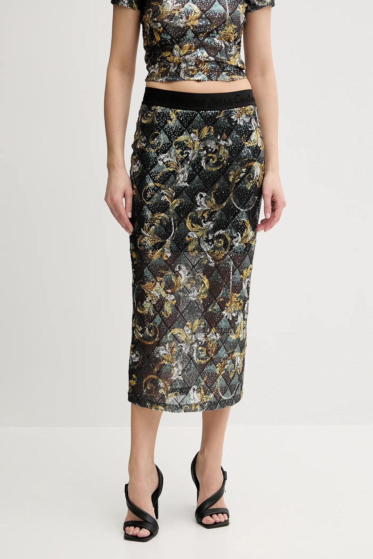 

Юбка Versace Jeans Couture, черный