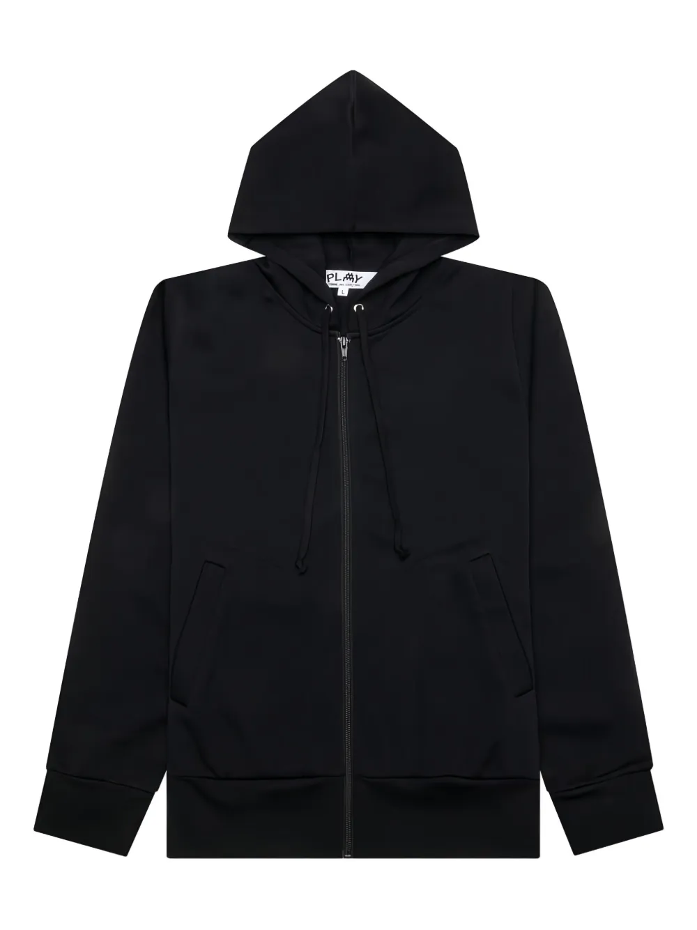 

Толстовка с капюшоном на молнии Comme Des Garçons Play, черный