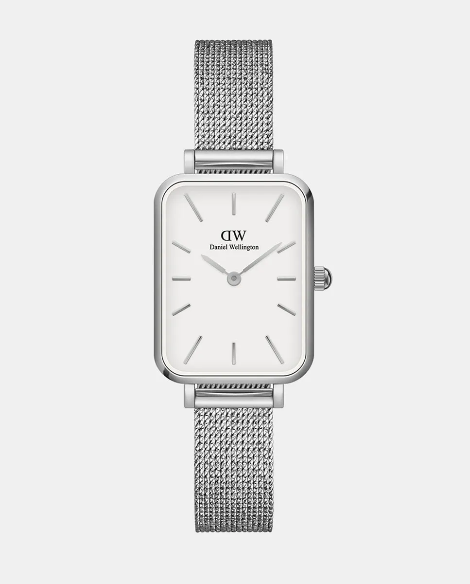 

Quadro DW00100438 женские часы в стальном корпусе Daniel Wellington, серебряный