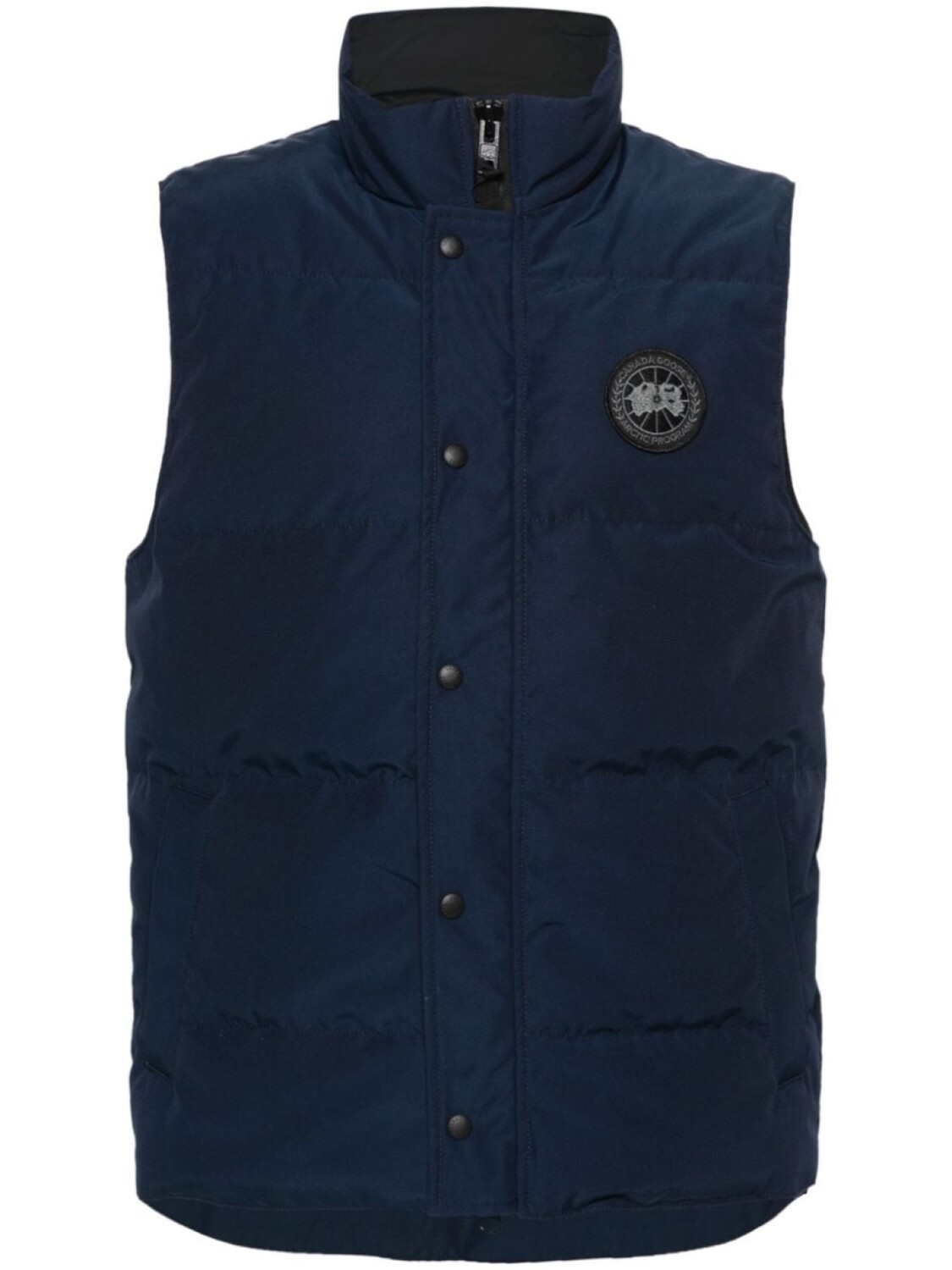 

Canada Goose стеганый жилет с нашивкой-логотипом, синий