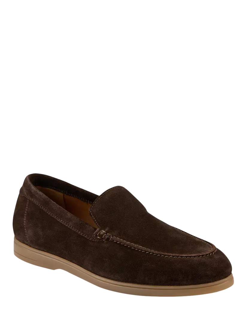 Замшевые лоферы Raiden Jones Bootmaker, Brown — фото 2