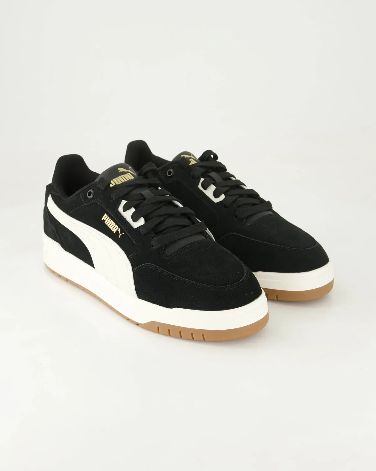 Sneakers low из кожи и текстиля Puma, черный