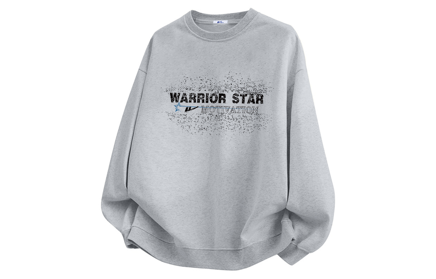 

Свитшот Unisex Crew Neck Thickened Regular WARRIOR, светло-heather серый (regular edition)
