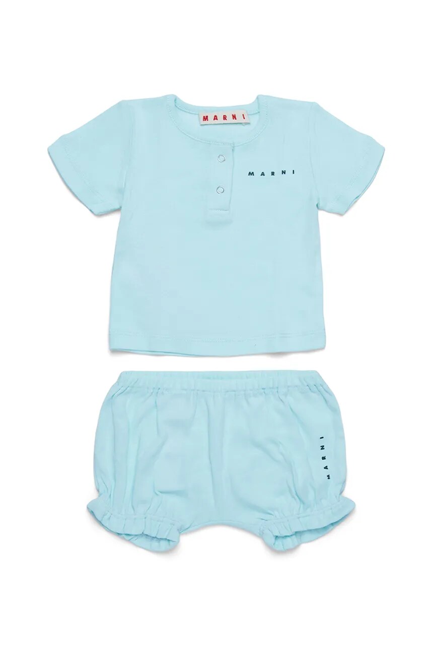 

Комплект детской одежды из хлопка MX039-BOX-KIT KIT APPAREL Marni, бирюзовый