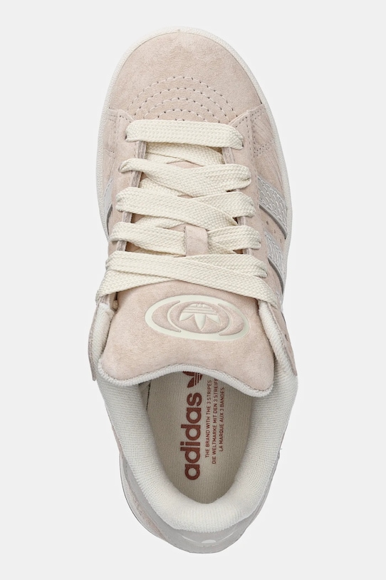 Замшевые кроссовки CAMPUS 00s Adidas Originals, бежевый — фото 4