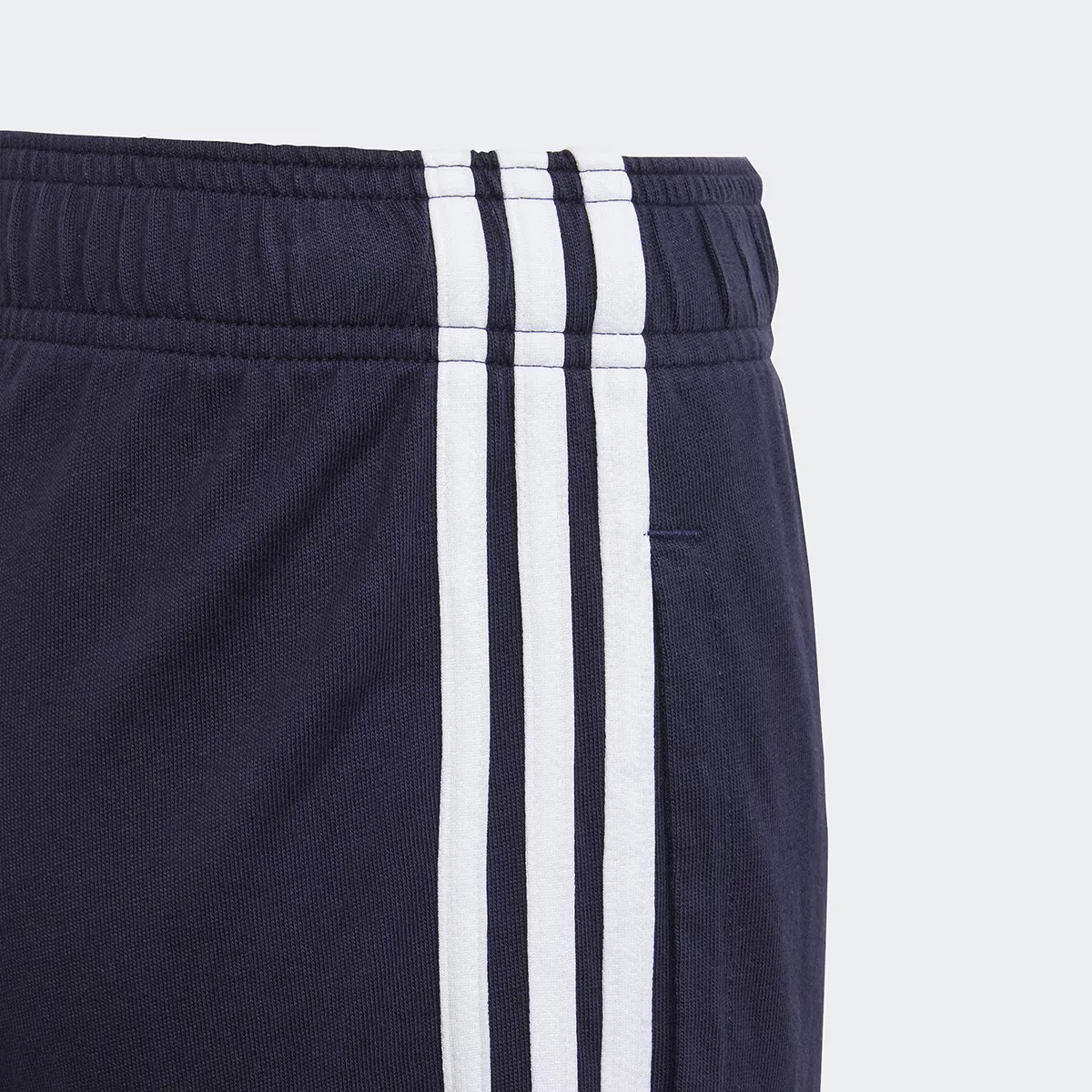 Kids' Essentials Трикотажные шорты Adidas с 3 полосками, тёмно-синий — фото 4