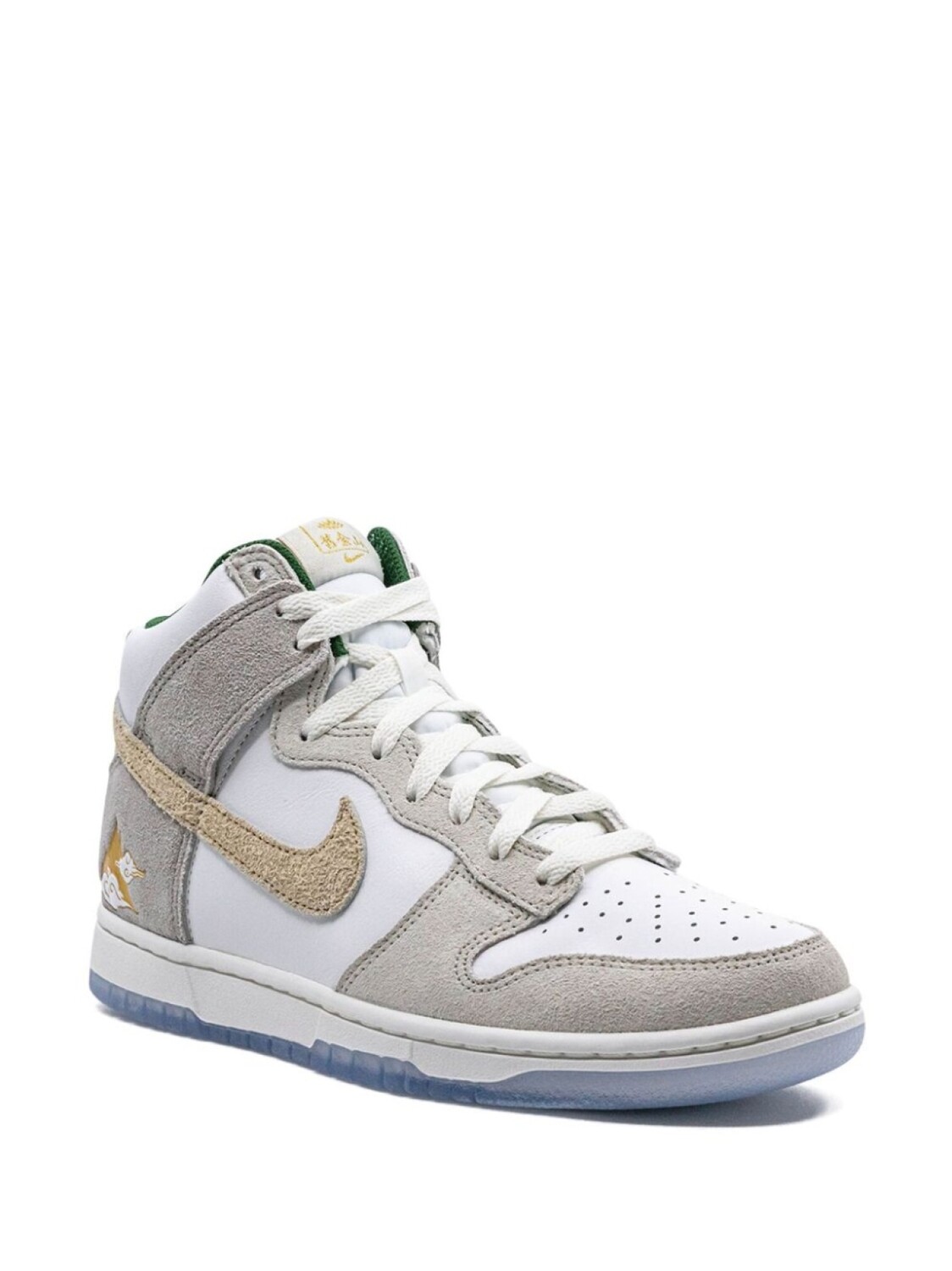 Кроссовки Dunk High Nike, белый — фото 2