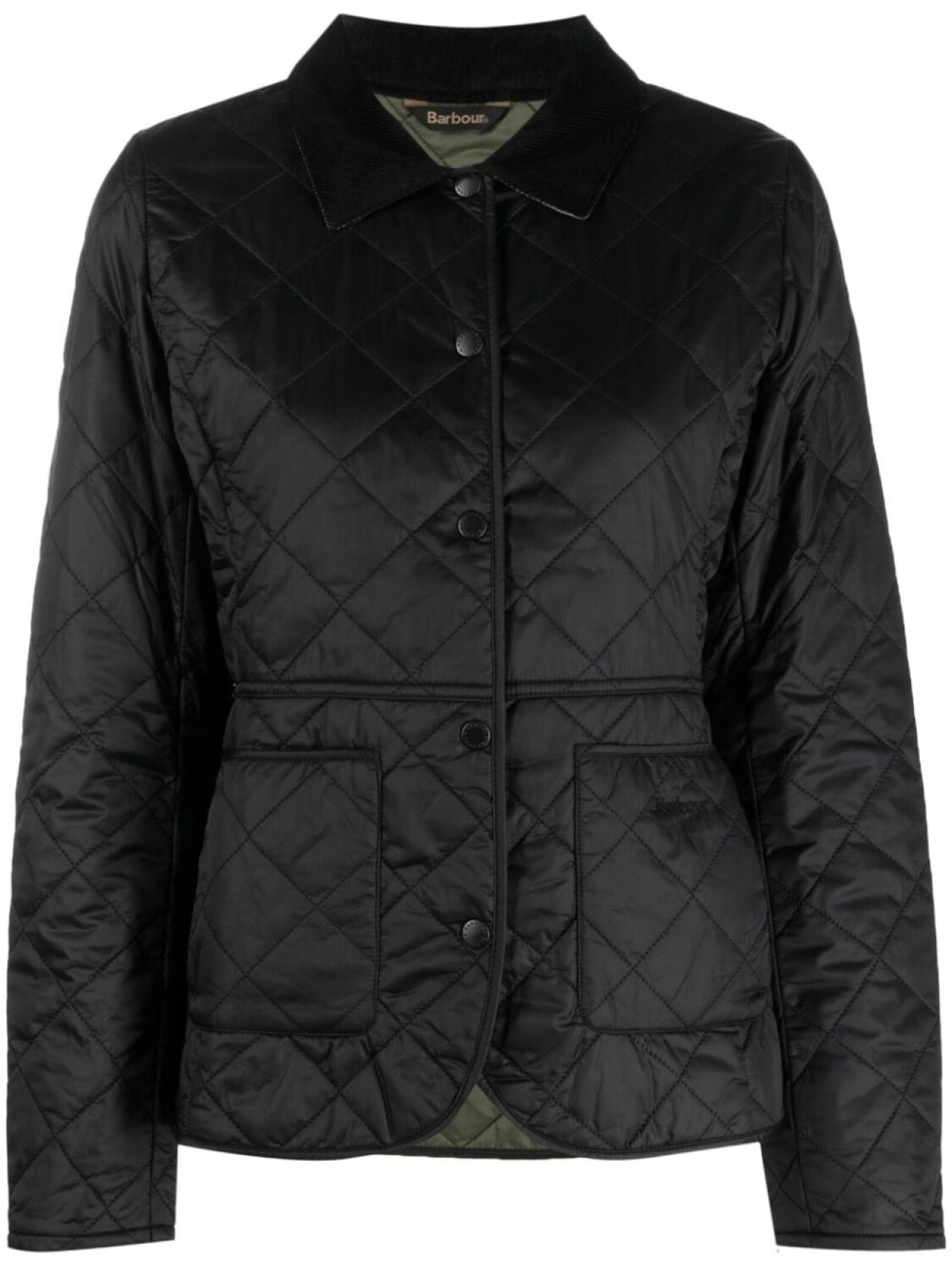 

Barbour стеганая куртка Deveron, черный