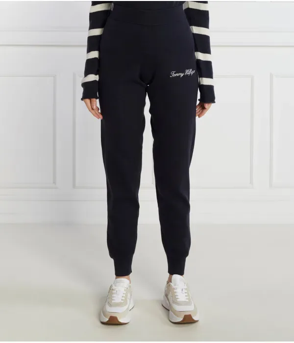 Сценарий ГРАФИКА Спортивные штаны regular fit Tommy Hilfiger, темно-синий