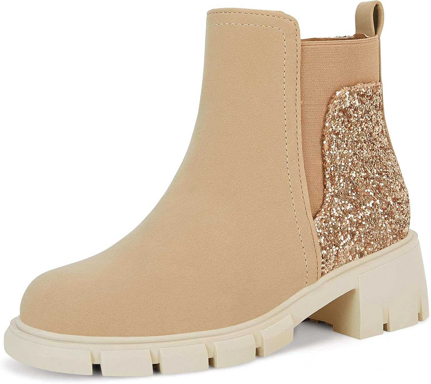 

Детские ботильоны Ermonn с блестками, на молнии сбоку, невысокие, с противоскользящей подошвой, для малышей, детей младшего и старшего возраста, Khaki