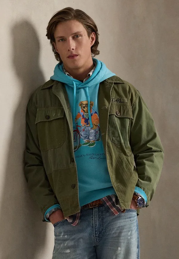 Толстовка polo bear Polo Ralph Lauren, Perfect Turquoise-Summer Bear — фото 4