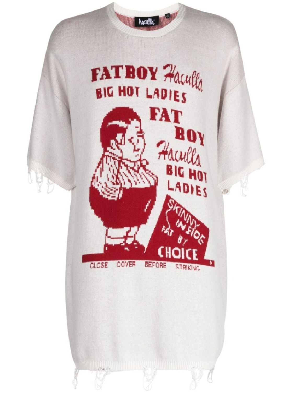 

Джемпер Fat Boy с бахромой Haculla, белый
