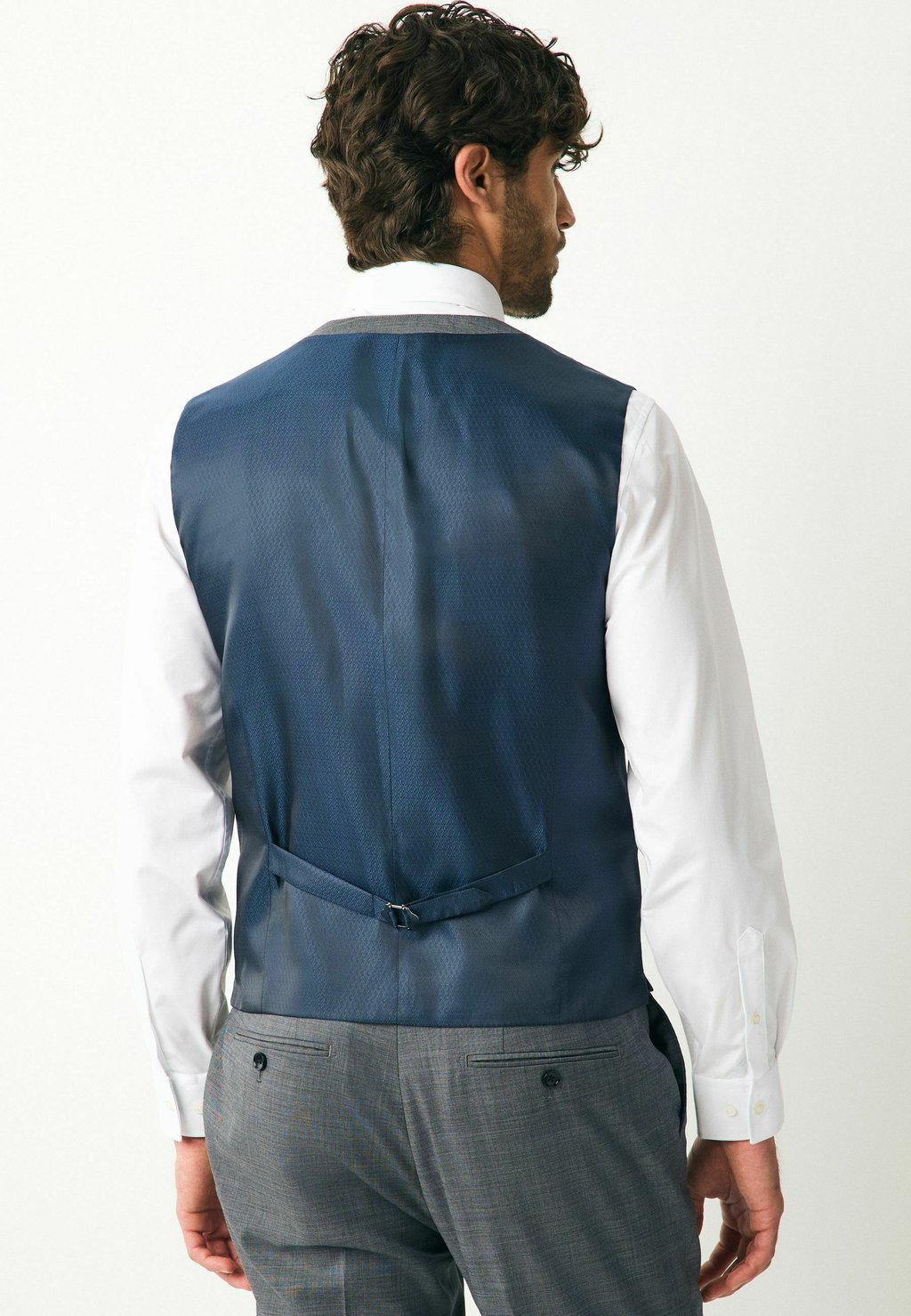 Жилет REGULAR FIT - SIGNATURE CERUTTI ITALIAN - Suit waistcoat Next, серый — фото 2