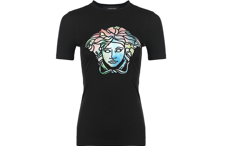 

Футболка женская черная VERSACE