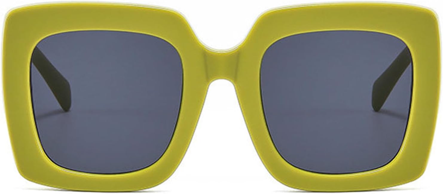 

Солнцезащитные очки Willochra большого квадратного размера для женщин и мужчин, модные дизайнерские солнцезащитные очки в стиле ретро, ​​трендовые очки с защитой от УФ-излучения UV400, C2