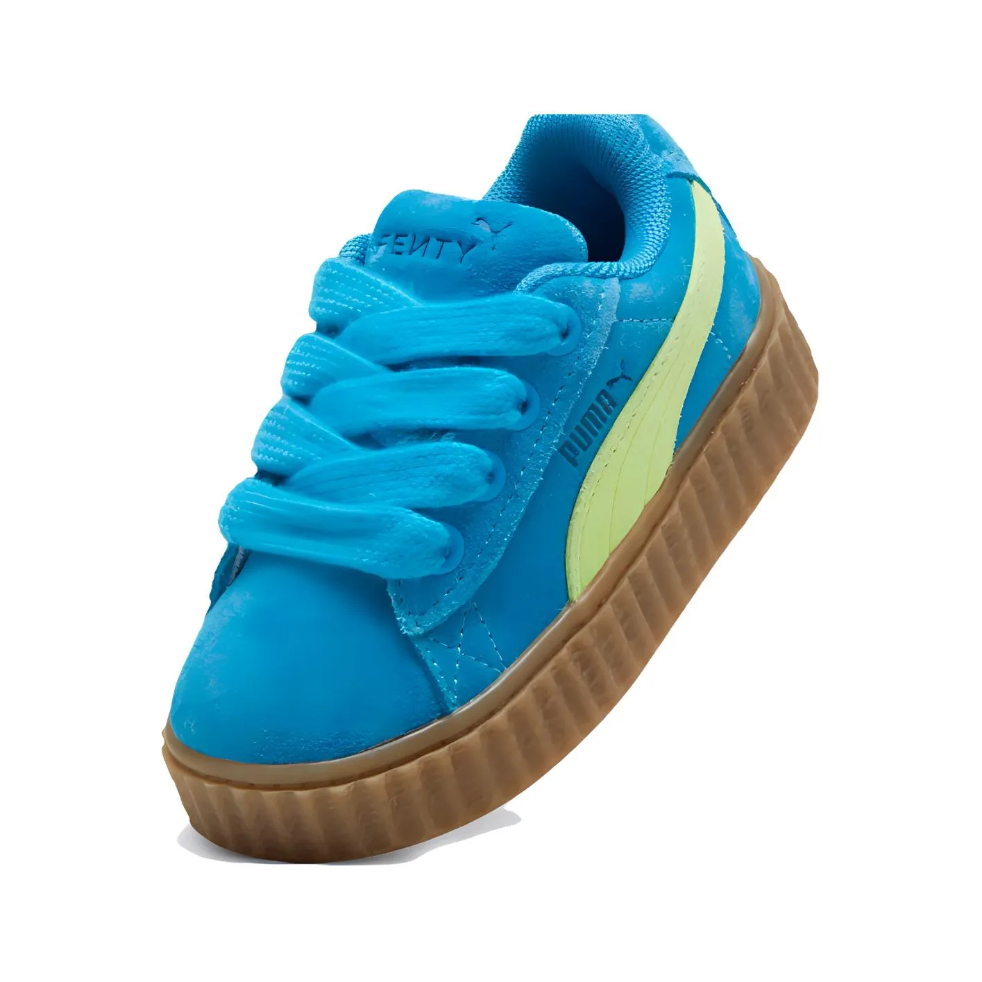 PUMA Fenty Creeper Phatty детские кроссовки 'Speed Blue Lime' — фото 4