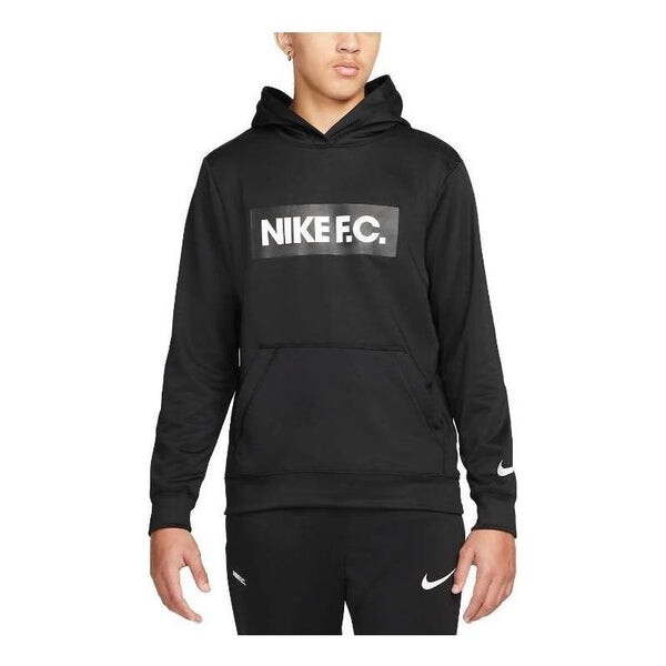 

Толстовка с капюшоном ФК логотип толстовка Nike, черный
