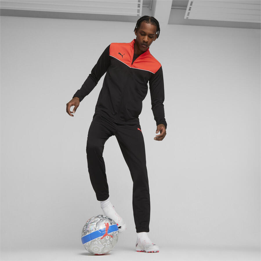 Футбольные бутсы FUTURE PRO MG мужские PUMA белого, черного, огненно-красного цветов — фото 3