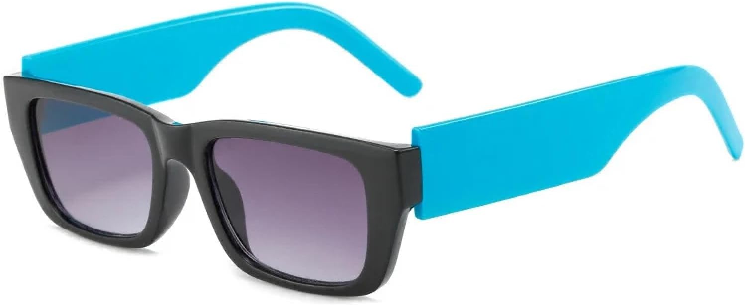 

Модные солнцезащитные очки класса люкс для мужчин и женщин, классические очки для активного отдыха, путешествий и вождения, с защитой от УФ-излучения UV400 TKKTLLT, Blue Gradient Gray