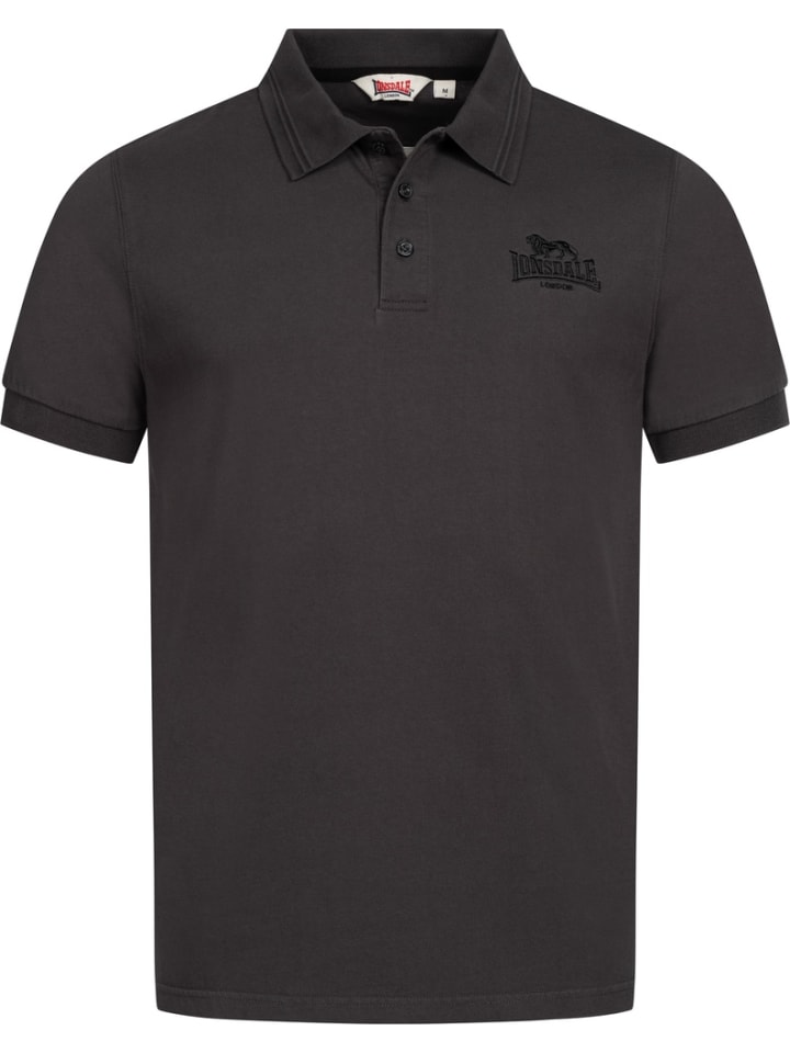 

Футболка поло Lambston Herren Poloshirt normale Passform Lonsdale, черный