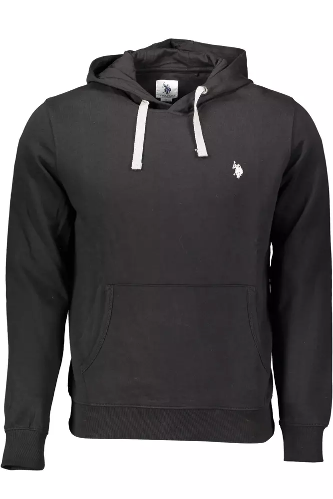 

Черный хлопковый мужской свитер U.S. Polo Assn.