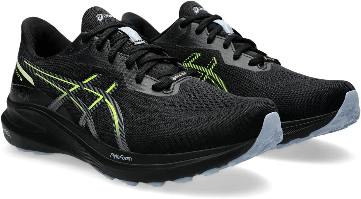 Женские беговые кроссовки ASICS GT-1000 13 GTX, Black Safety Yellow