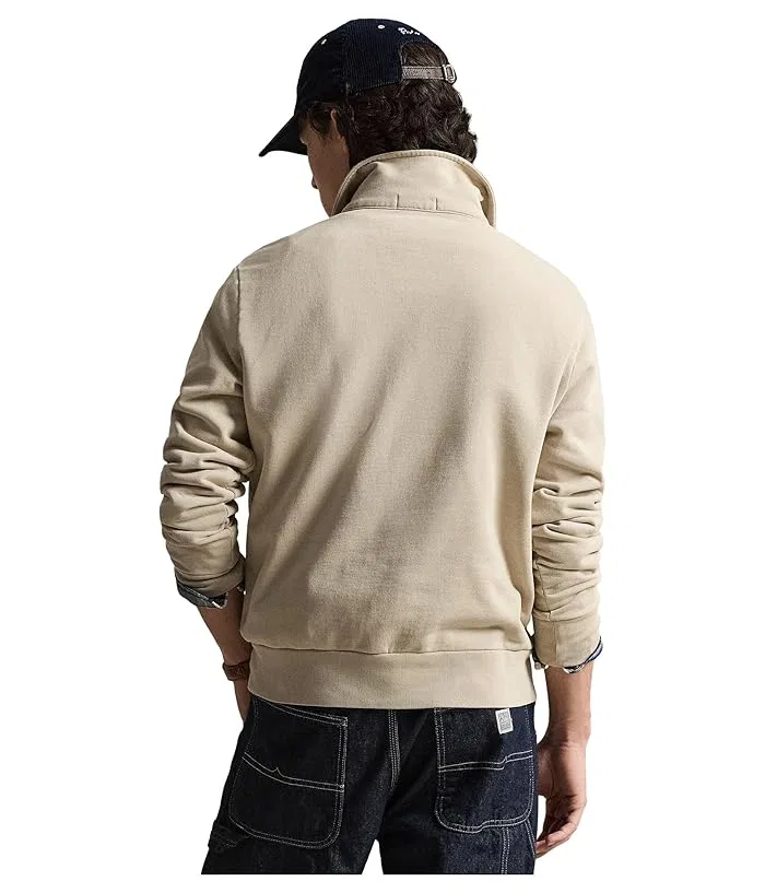 Худи на молнии Loopback Fleece Polo Ralph Lauren, Stoneware Grey — фото 3