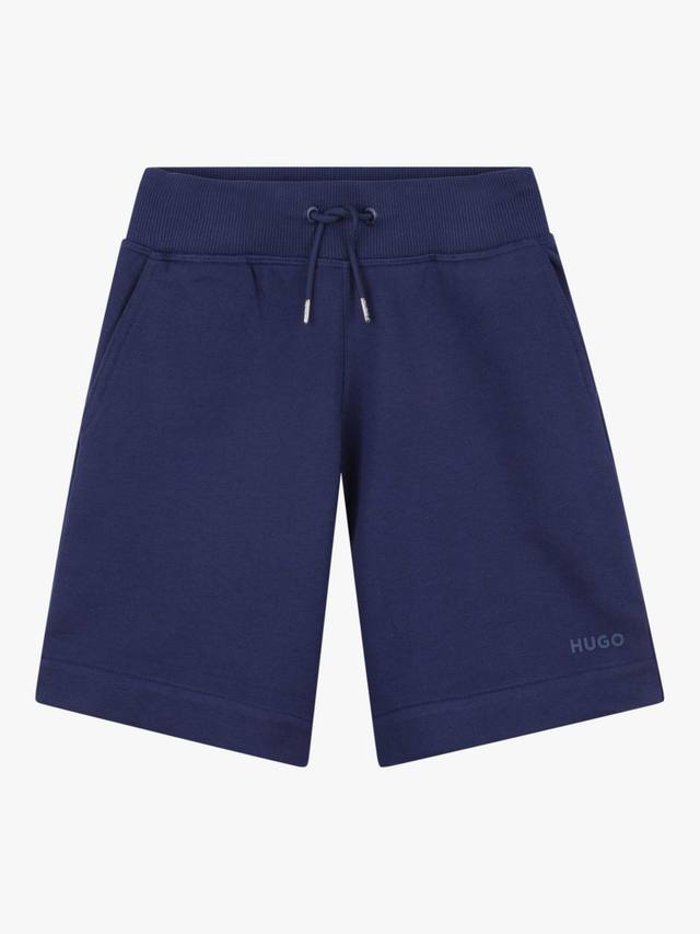 

Детские шорты с кулиской из хлопковой смеси HUGO BOSS, Medieval Blue