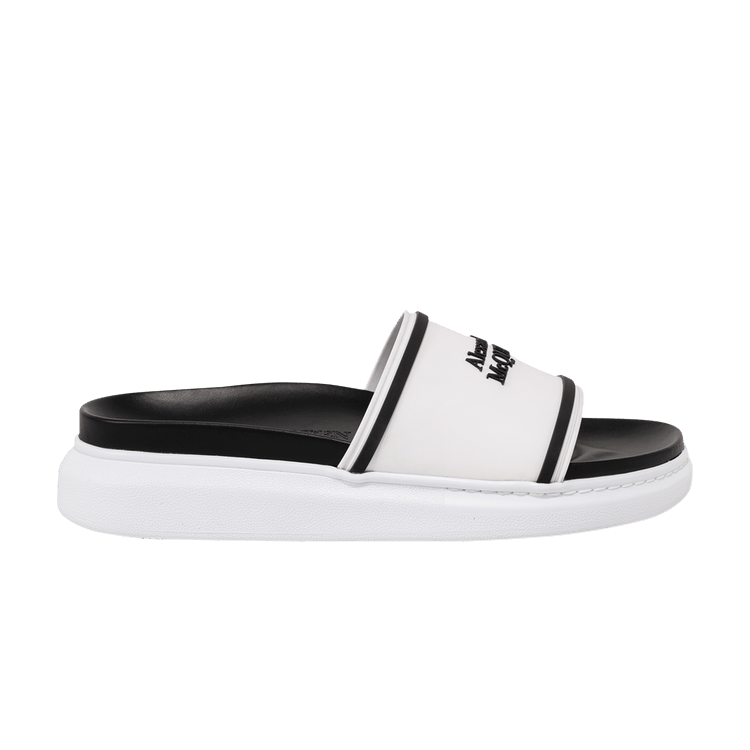

Кроссовки Alexander Mcqueen Rubber Hybrid Sandal 'White Black', белый