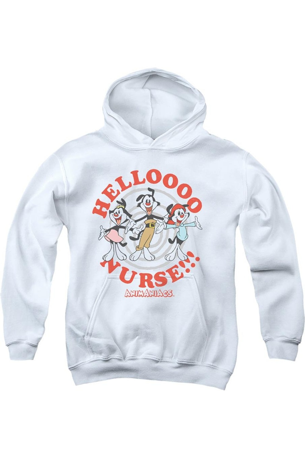 

Толстовка с капюшоном Animaniacs Hello Nurse Gildan, белый