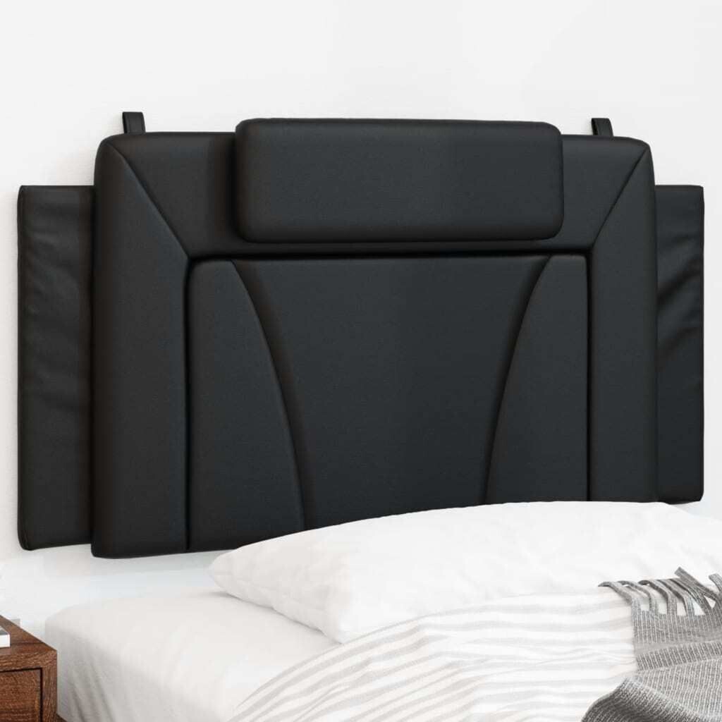 

Подушка на изголовье черная экокожа 100 см DKD HOME DECOR, черный