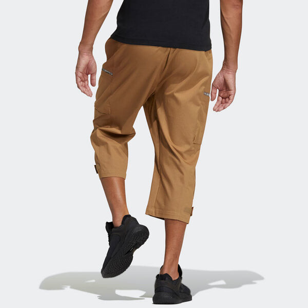 Спортивные штаны adidas Th 34pnt Wv Ext Sports Stylish Cropped Pants Yellow, желтый — фото 3